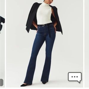 Spanx flare leg pull on jeans